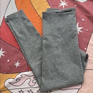 Champion Gray Striped Leggings